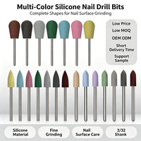 En gros, fraise en silicone pour machine à ongles, outil de polissage pour manucure et pédicure, pour le polissage des dents