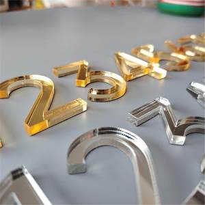 Letras y Números Acrílicos Cortados con Láser 3D Personalizados, Letrero para Tienda, Alfabeto Pequeño, Mini Letras y Números Acrílicos - Product Image 5