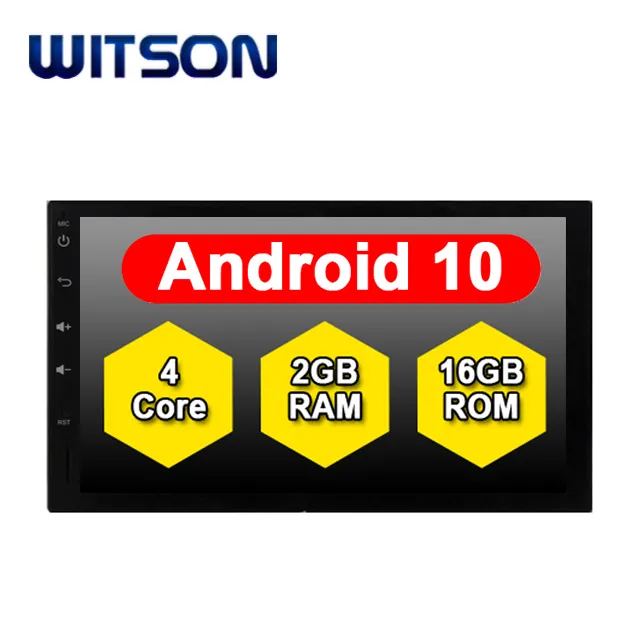WITSON ANDROID 10.0 sıcak satış 3G dahili WIFI modülü 7 inç DVD OYNATICI araba