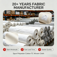 Tissu de poche TC 100 g/m² en polycoton léger et lisse, antistatique, pour vêtements – Vente en gros, fourniture directe usine