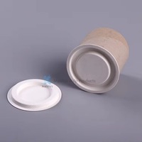 Emballage en papier biodégradable sans plastique, capuchon en papier pour tube