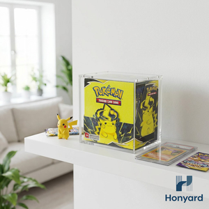อะคริลิค Honyard สำหรับกล่องโปเกมอนแบบปิดผนึก ดีไซน์ทันสมัย สำหรับกล่องบูสเตอร์แม่เหล็ก ป้องกันรังสียูวี ใสเหมือนคริสตัล - Product Image 2