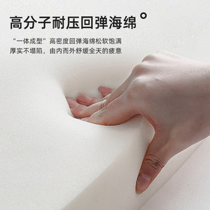 Compressed Fabric <b>Sofa</b> L-Shaped Orange-Yellow <b>Sponge</b> Filling Combination Living Room Furniture - Product Image 4