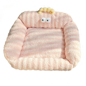 Dopamine-inspired color scheme, warm winter pet <b>sofa</b>, small <b>dog</b> sleeping mat, soft cushion, winter special for puppies - Product Image 4