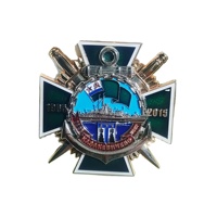Badge en émail personnalisé Lion Club pas cher, fabriqué à Kunshan, pour club d'entreprises, épinglette rigide