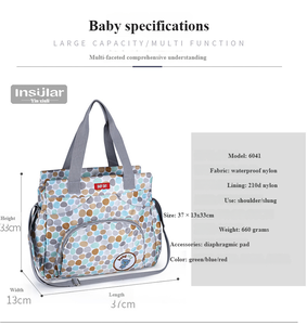 Vente en ligne de sac suspendu pour maman en nylon imprimé de grande capacité sac fourre-tout de rangement étanche multi-poches personnalisé <span class=keywords><strong>pas</strong></span> <span class=keywords><strong>cher</strong></span> - Product Image 2