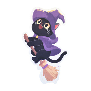 Autocollant mural durable pour chat, motif dessin animé Halloween, pour l'intérieur - Product Image 5