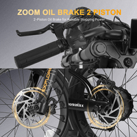 Vélo électrique en stock entrepôt US pour adolescents, pneus larges de 20 pouces, freins à disque hydrauliques, longue autonomie