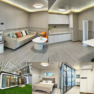 Casa prefabricada de acero y panel sándwich personalizable para el hogar, vida y trabajo al aire libre para hoteles y cabina Apple Pod - Product Image 5