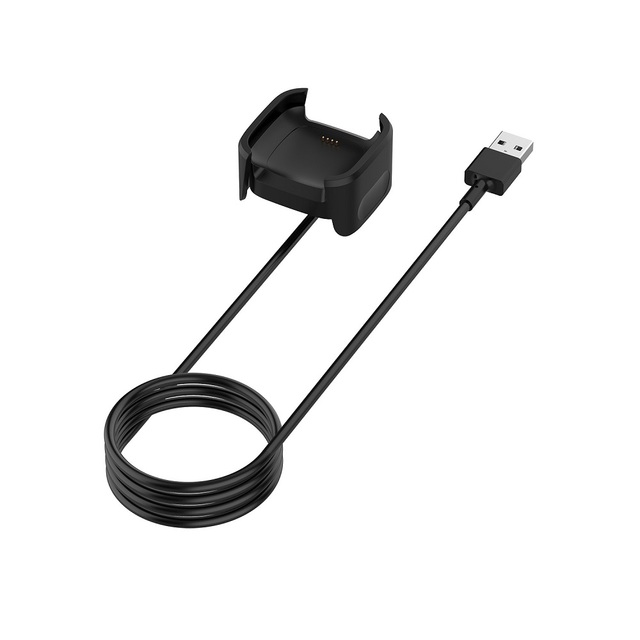 Desktop Dock Charger Adapter Base USB Charging Cable Stand for Fitbit Versa 2 Smart Watch Versa2 Smart Watch Charging Cable