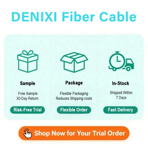 Cable Óptico Plano para Exteriores DENIXI GYFXY, Cable Óptico Aéreo de 4, 6, 8, 12 y 24 Núcleos, Cable Óptico de Tubo Central Suelto - Product Image 6