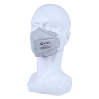 Masque facial jetable pliable 5 plis en tissu non tissé anti-poussière, fabriqué sur mesure par un fabricant professionnel, marque JIHUA