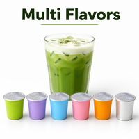 Capsules d'Espresso Matcha Aromatiques Délicates, Dosettes de Latte au Thé Vert Fin, Compatibles Machines à Café Monodose, Vente en Gros