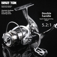 Moulinet de pêche Small Golf Road Ya Spinning Wheel personnalisé en gros, double poignée, télécommande, Micro Fish Left Topline, rapport de transmission 5.21