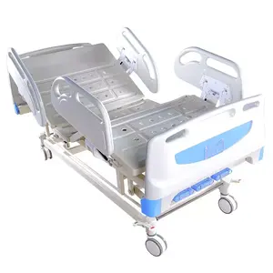 Thiết bị bệnh viện Nhà cung cấp đa chức năng icu điện thủy lực 4 bên đường ray 3 chức năng y tế bệnh viện giường để bán