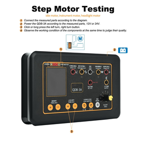 Auto Zündspule <span class=keywords><strong>Tester</strong></span> Auto Leerlauf Schrittmotor Magnetventil Injektor Aktuator Fehler detektor QDB-3A - Product Image 6