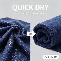 Serviettes de bain 70*140 cm 100% coton à pois pour salle de bain, séchage rapide, logo personnalisé, vente en gros, écologiques, spa à domicile