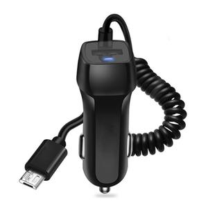 Portatile 2in1 veloce veloce Tipo di carica c / micro usb caricabatteria da auto costruito con primavera cavo del caricatore per il <span class=keywords><strong>iphone</strong></span> tipo c micro telefono - Product Image 3