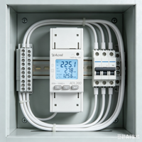 Medidor de Energía Monofásico ADL200 para Riel DIN con RS485 Modbus-RTU, Pantalla LCD, Clase 0.5 de Precisión, Entrada Directa Máxima de 80A