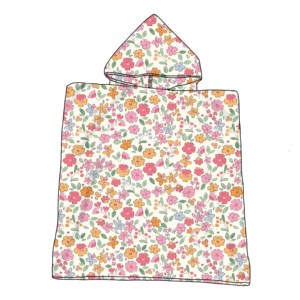 Commercio all'ingrosso biologico 60x80cm stampa digitale in microfibra Terry Poncho con cappuccio telo mare per i bambini - Product Image 2