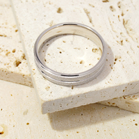 Parures de bijoux fins pour mariage, bagues en argent 925 pour hommes, bagues de couple, bague en argent