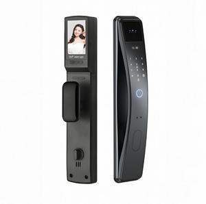 3D Facial Recognition Intelligent Door Lock with Camera <strong>Supports</strong> <strong>Multiple</strong> Unlocking Methods WiFi Network for Wood Door - Product Image 1