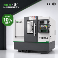 Tour CNC TCK36A à banc incliné à 45 degrés, centre de tournage CNC à guidage linéaire, alésage de broche 48 mm, 7,5 kW