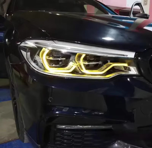 Modulo LED DRL RGB SJC per BMW Serie 5 F90 G30 2017-2020, Fari Multicolore, Accessori Auto Giallo Rosso Verde Blu Ambra - Product Image 3