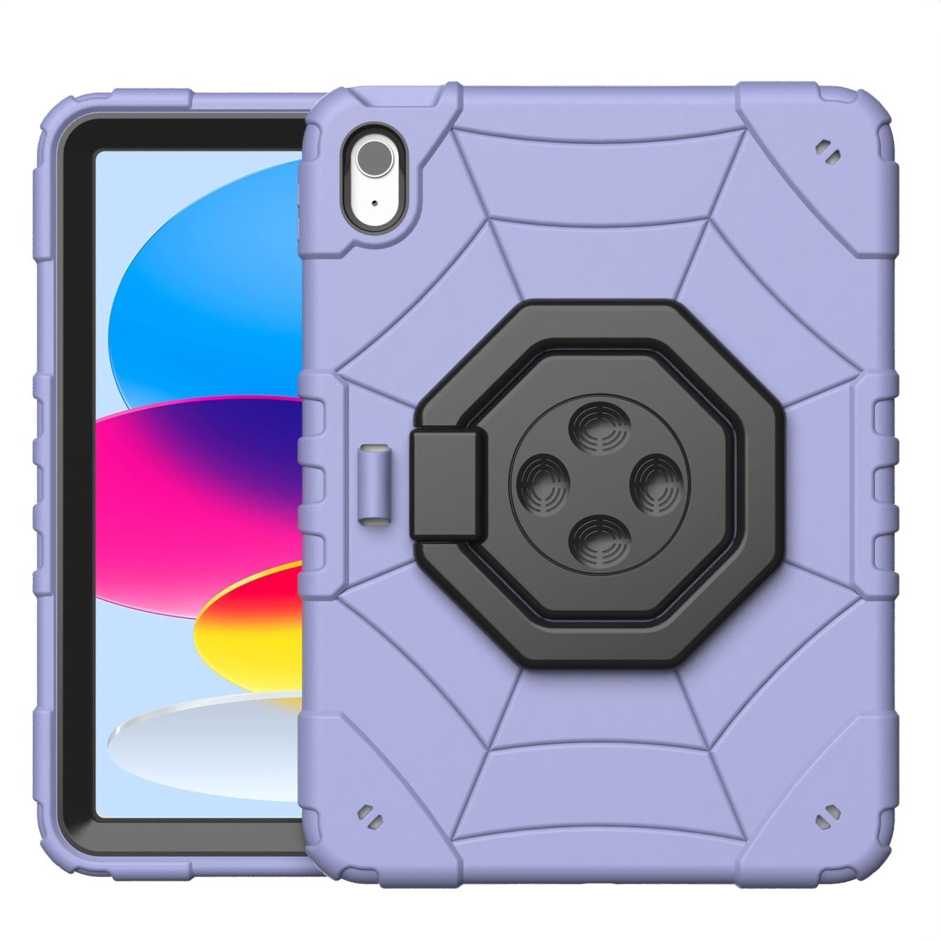 สีม่วง + สีดำ