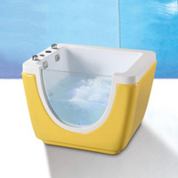 Petite baignoire d'hydrothérapie Jaccuzi colorée en acrylique baignoire de massage à remous pour bébés