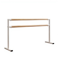 Barre de danse portable en bois pour studio de danse à domicile, idéale pour le sport et le divertissement