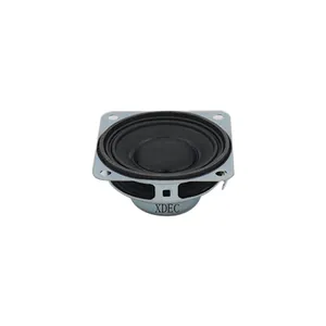 Haut-parleur multimédia carré à gamme complète 3W 2022 Meilleure vente 40mm 4 Ohm Métal Plastique Portable Technologie Outdoor Speaker 150