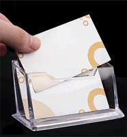 Support de cartes de visite en acrylique personnalisé pour bureau, service de découpe, design transparent, ignifuge, étanche, durable