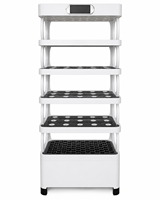 Intérieur maison jardin d'herbes intelligent Intelligente microgreens aquaponie aéroponique verticale kit hydroponique système de culture hydroponique