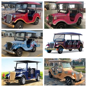 Producto Personalizado, Auto Clásico Vintage de 14 Asientos, Auto Eléctrico de Viaje, Asiento de Auto Clásico Dorado, Autos Clásicos Antiguos en Venta - Product Image 5