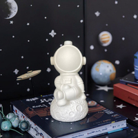 Sculpture d'ours en résine fluide DIY populaire en gros pour enfants et adultes, figurine à peindre, artisanat de Noël, peinte à la main