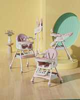 Table à manger pliable pour enfants avec ceinture de sécurité à 5 points bébé maison chaise de repas Portable multifonctionnel