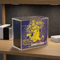 Transparent Acrylic Display <strong>Case</strong> for <strong>Elite</strong> <strong>Trainer</strong> <strong>Box</strong>, Clear Sealed Card <strong>Box</strong> Protector with Lid, Card Game <strong>Box</strong> Holder