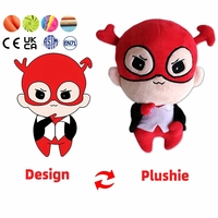 Figurine d'anime en peluche pour fille, jouet à coudre au point, bricolage personnalisé