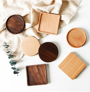 Offre Spéciale nous Tasse à thé de haute qualité en noyer Dessous de verre en <span class=keywords><strong>bois</strong></span> d'acacia avec forme personnalisée pour boisson au café - Product Image 3