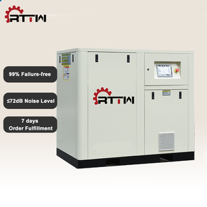 เครื่องอัดอากาศแบบสกรู RTTW 22 กิโลวัตต์ 30 แรงม้า 1.7-2.4 ลูกบาศก์เมตร/นาที 7-12 บาร์ ความเร็วคงที่ สำหรับงานอุตสาหกรรม ออกแบบมาเพื่อการใช้งานหนัก - Product Image 3