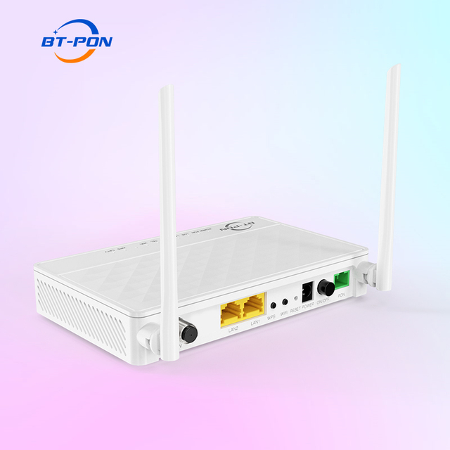BT-213XR BT-PON Wi-Fi ONU Router Bridge with 1GE+1FE+1TEL+2.4G+CATV Ports 5dBi Antenna FTTX Network Support 1 Year Warranty