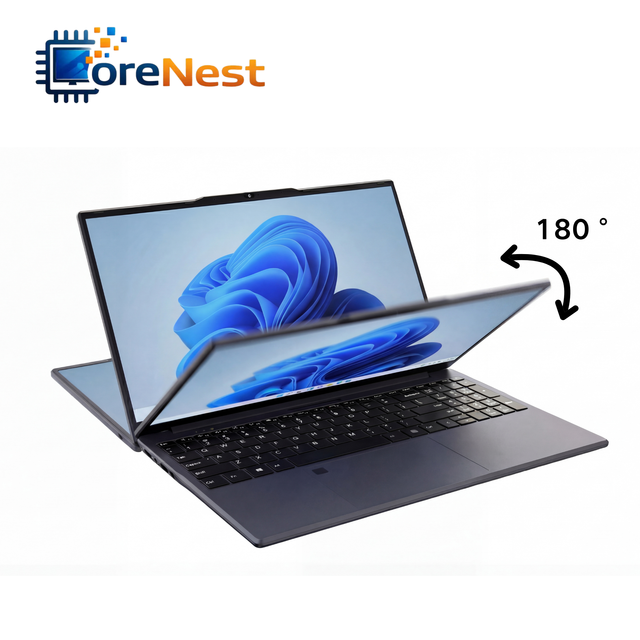 Factory Custom N5095 15.6 Inch Laptop Portable Notebook Computer Office Business Custom Slim Laptop