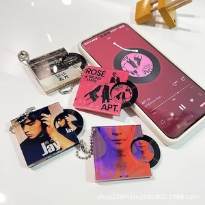 Millantech - Llavero <span class=keywords><strong>de</strong></span> Acrílico Personalizado con Foto <span class=keywords><strong>de</strong></span> Ídolo, Música, Portada <span class=keywords><strong>de</strong></span> Álbum, Impresión NFC, Mini CD - Product Image 3