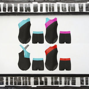 Trajes de Danza para Niñas de 6 a 16 Años, Diseño Contemporáneo, Unitardos, Ropa de Danza para Entrenamiento, Traje de Animadora, Conjunto de Animadora - Product Image 3