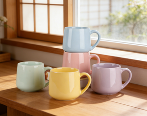 <span class=keywords><strong>Taza</strong></span> de cerámica clásica de color sólido <span class=keywords><strong>con</strong></span> logotipo personalizable para negocios y regalos - Product Image 4