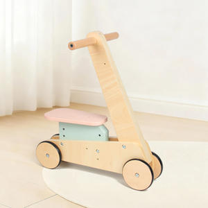 OEM/ODM Robot multifonction 2 en 1 Trotteur en bois pour bébé Tricycle en bois <span class=keywords><strong>Voiture</strong></span> pour bébé Trotteurs pliables pour enfants garçons filles - Product Image 3