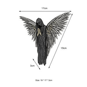 Witt New Modern 'Soul Warrior' 3D scultura in resina artigianale decorazione appesa da parete per la casa o all'aperto per le decorazioni di Halloween - Product Image 4