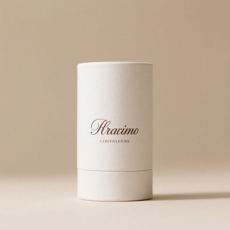 Printed Creative Round Kraft Paper Tube Packaging for Food & Gift & Craft Use Custom Your Design