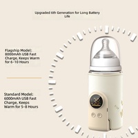 Penutup Pengolah Makanan Bayi Universal, Perangkat Pemanas Portabel Tanpa Kabel Bertenaga USB, Pemanasan Suhu Konstan